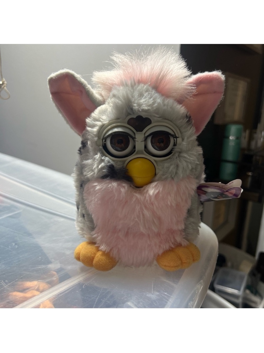 Original 1998 Tiger Electronic Furby White New Model 70-800 BLUE EYES Snowball